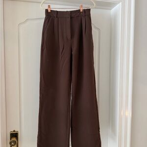 Abercrombie & Fitch Chocolate Wide Leg Pants